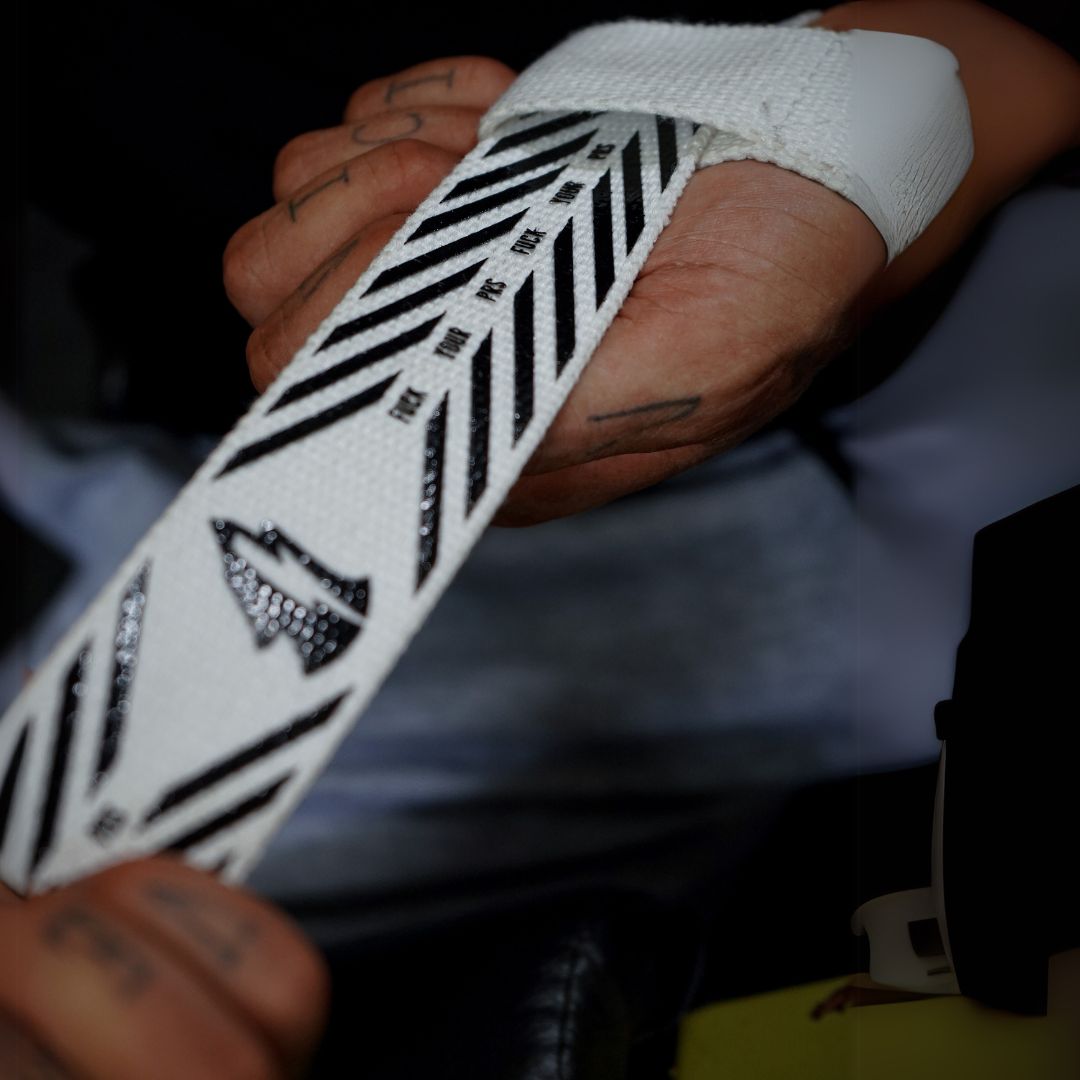 STRAPS CLÁSICOS GYM PIXEL - BLANCO