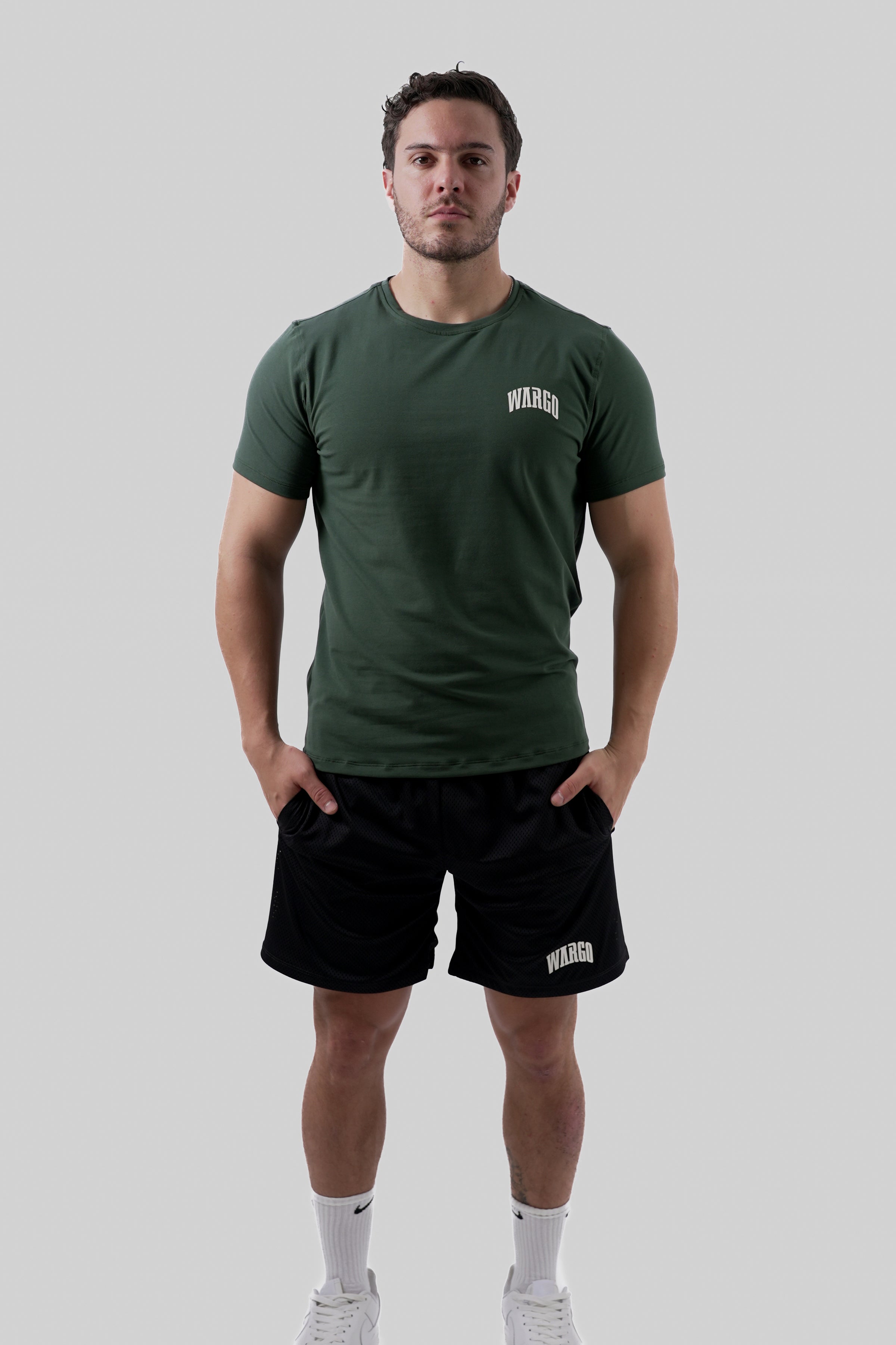 CAMISETA SLIM TEE 12/25 - VERDE MILITAR