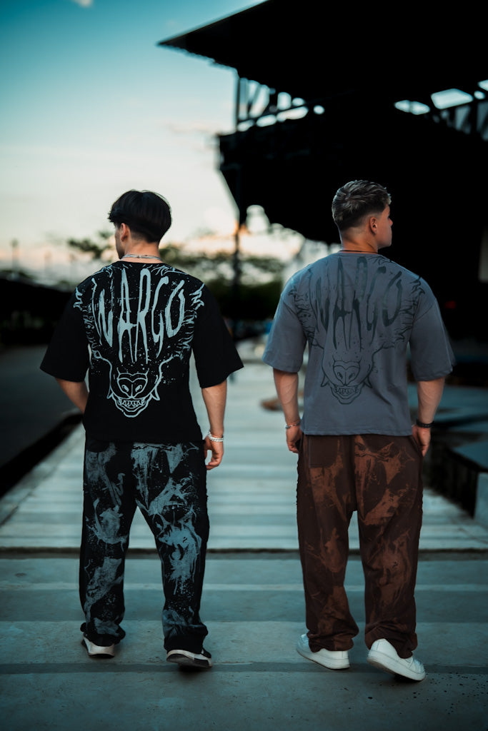 CAMISETA OVERSIZE DESERT - NEGRO