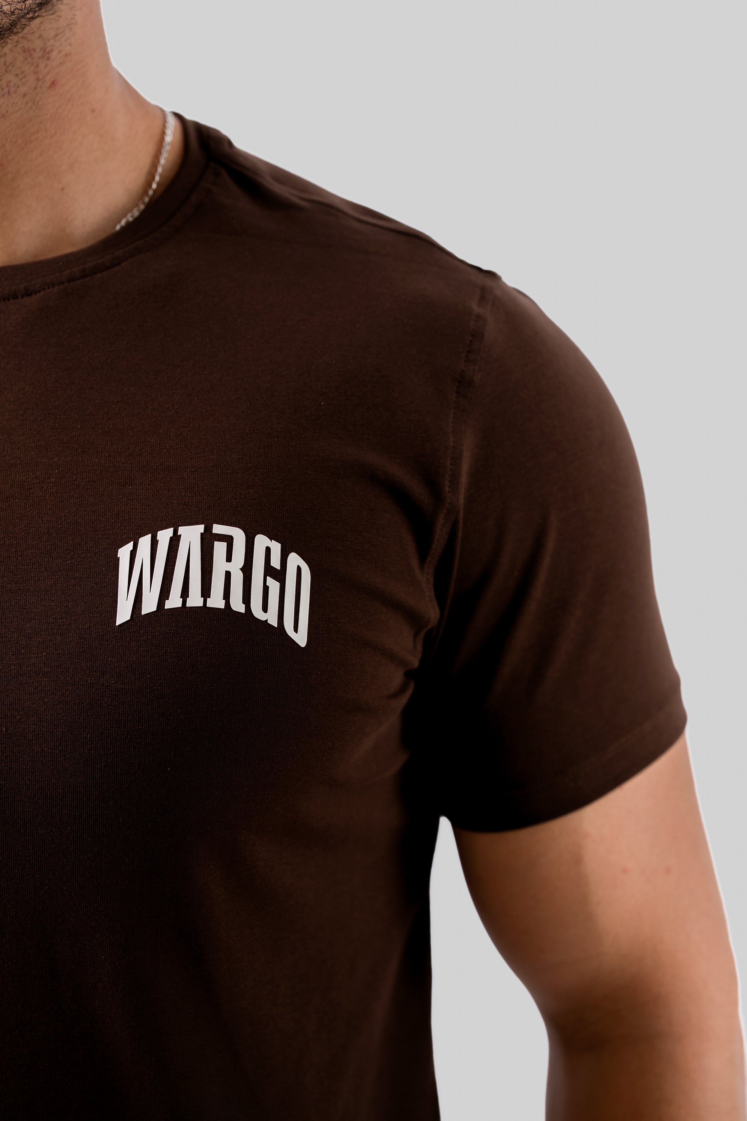 CAMISETA SLIM TEE 12/25 - CAFÉ