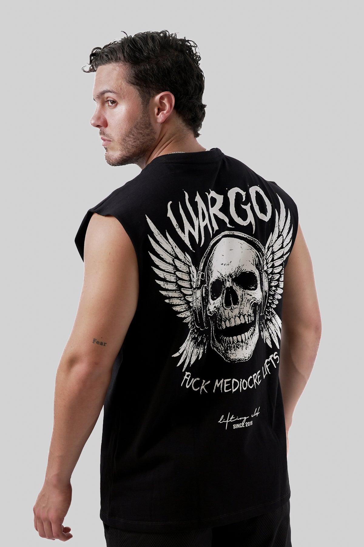 TANK 12/25 CALAVERA - NEGRO