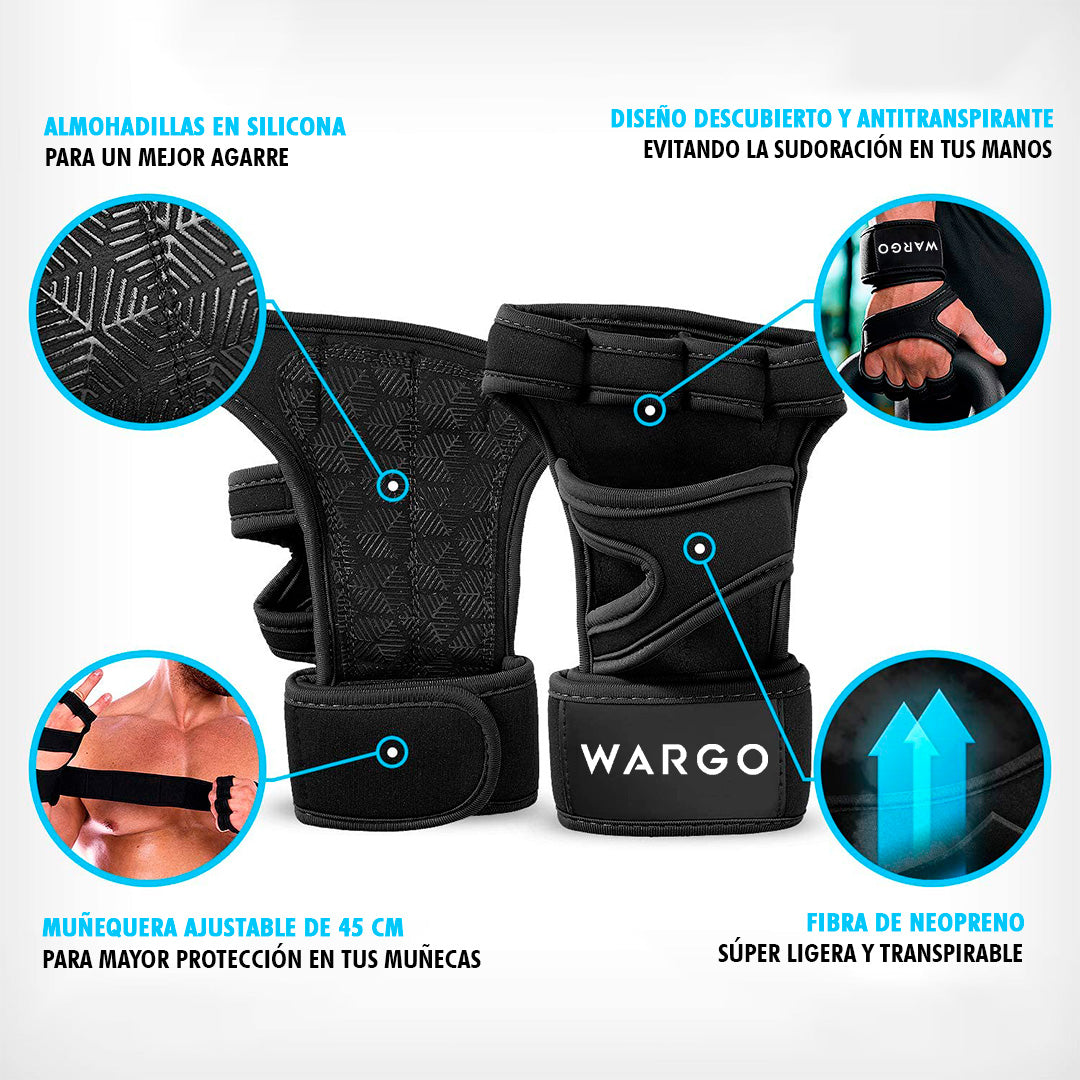 GUANTES PARA GYM LIFTING - GREEN