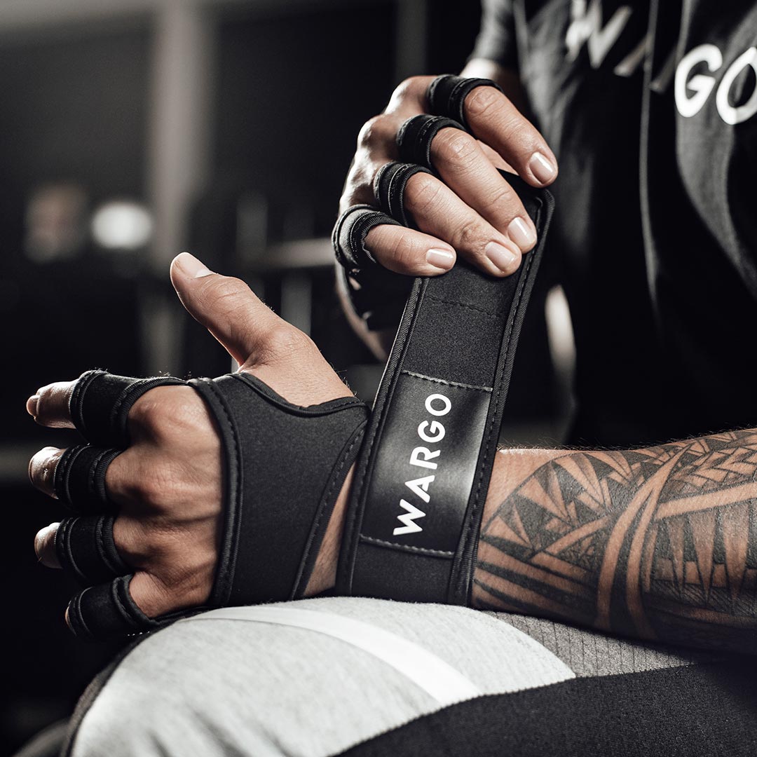 GUANTES PARA GYM LIFTING - NEGRO
