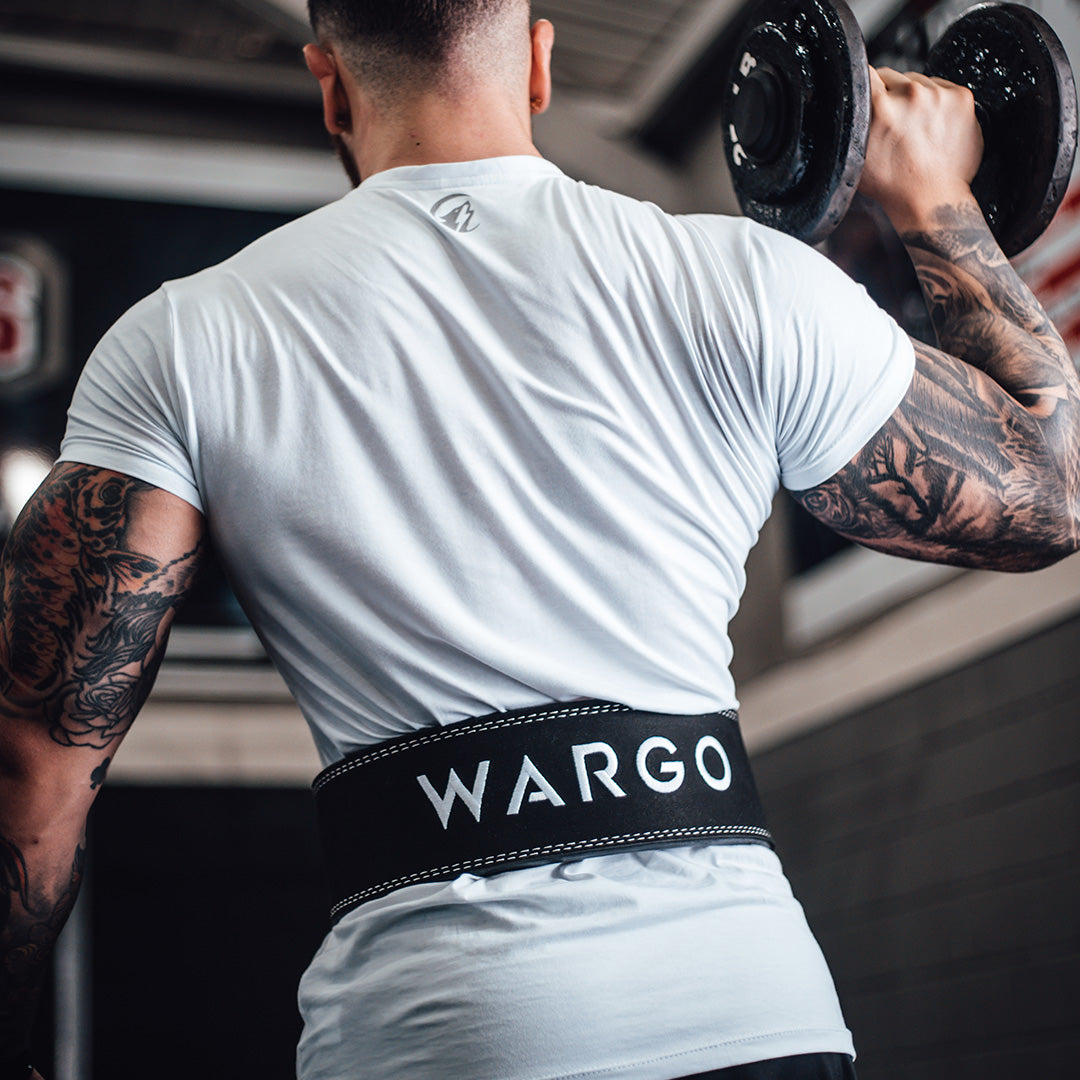 CINTURÓN PALANCA 10 MM POWERLIFTING - GRIS