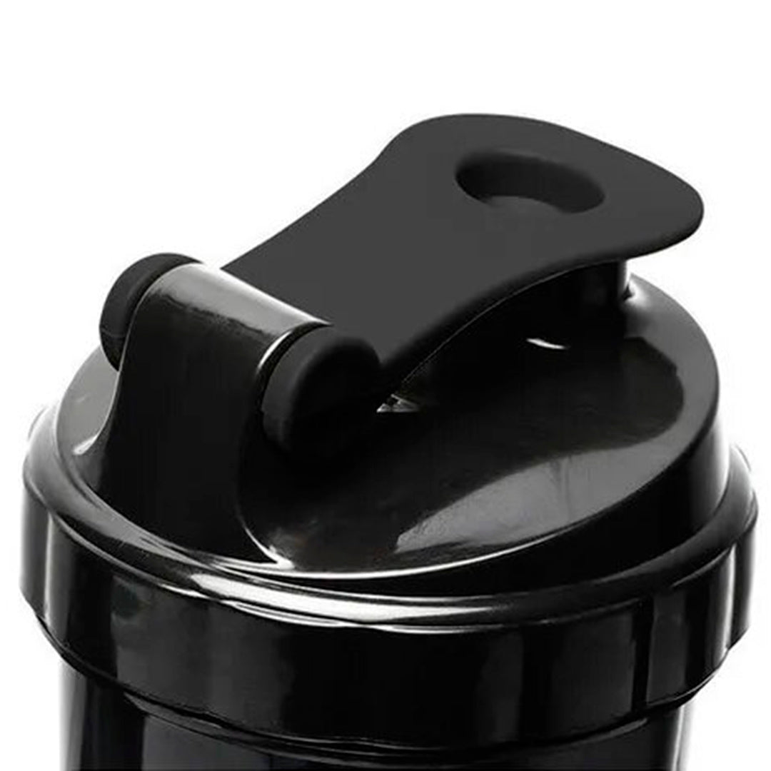 SHAKER CON COMPARTIMIENTOS - NEGRO