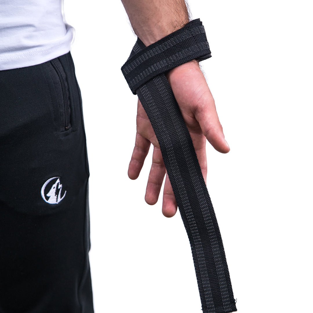 STRAPS PARA GYM - BROWN-GRAY STRIPE