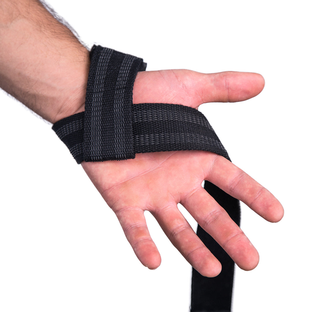 STRAPS PARA GYM - BROWN-GRAY STRIPE
