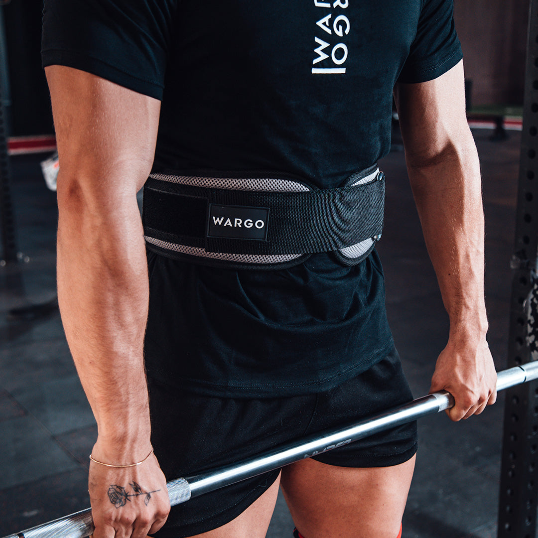 CINTURÓN PARA GYM DE NEOPRENO - BLACK