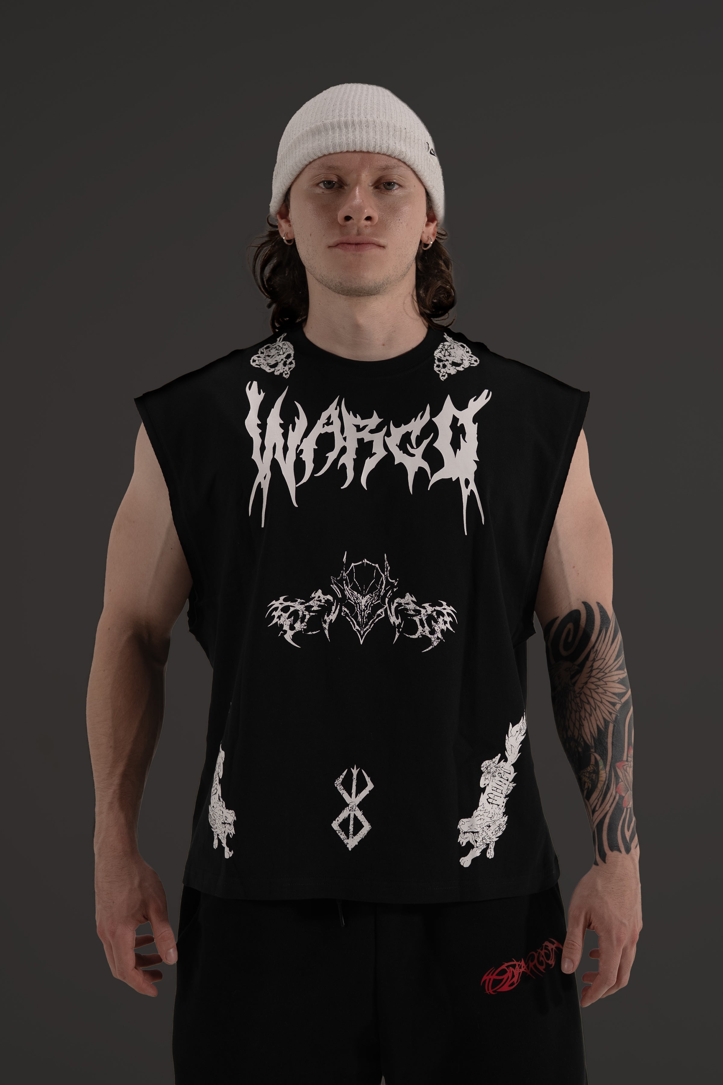 BOXI TANK BLACK WHITE - BERSERK EDITION