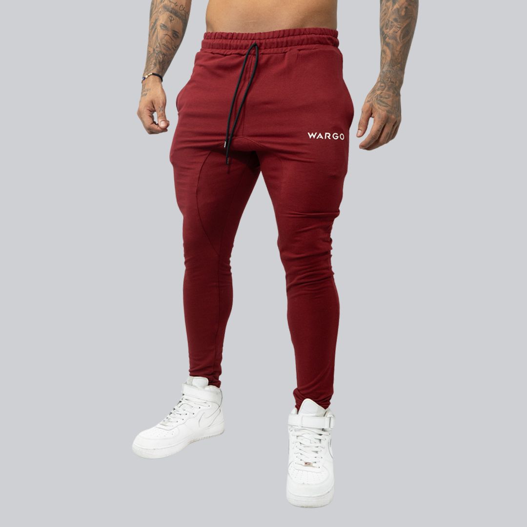 PANTALONES JOGGERS HOMBRE - RED WINE