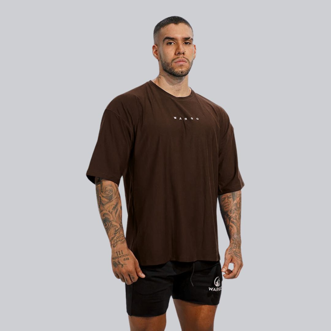 CAMISETA OVERSIZE FYP - BROWN