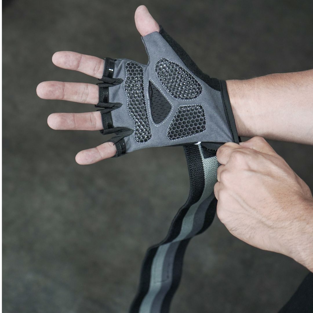 GUANTES PARA GYM CON MUÑEQUERA REMOVIBLE