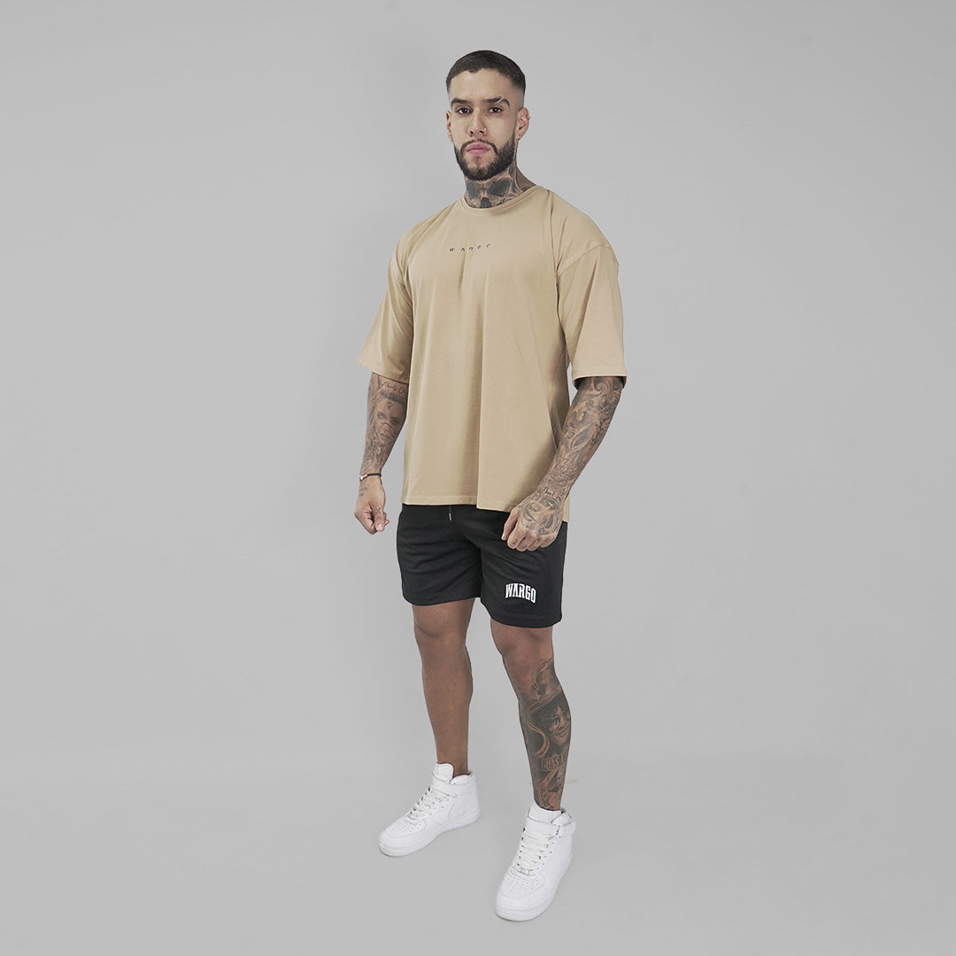 CAMISETA OVERSIZE FYP - BEIGE