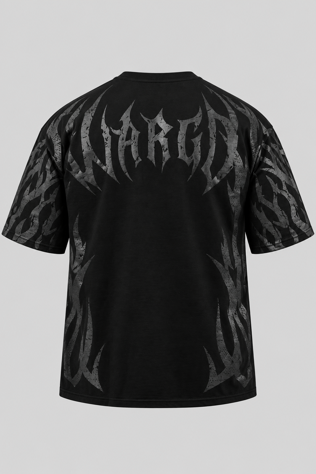 CAMISETA OVERSIZE FLAME ESSENTIALS - NEGRO