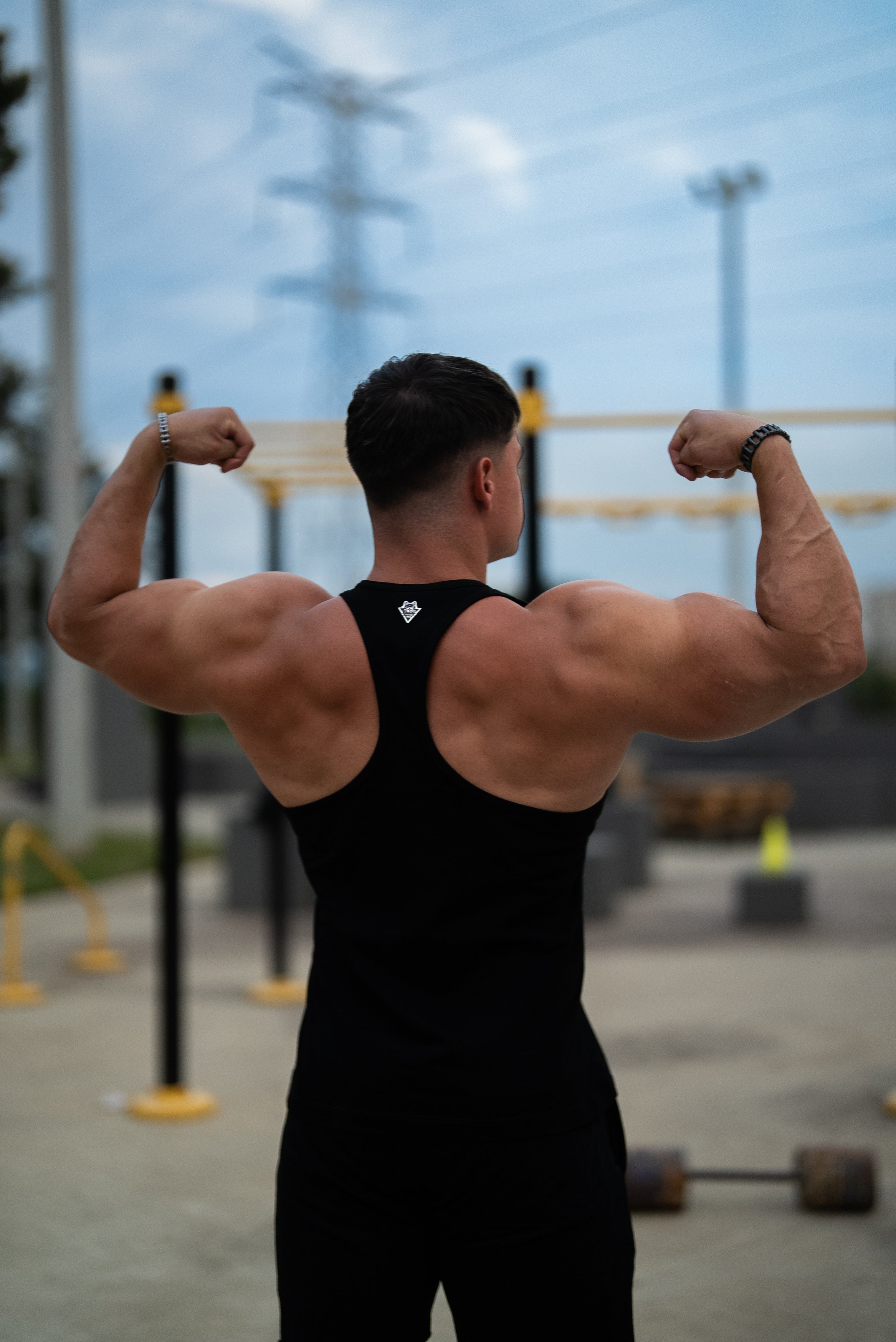 CAMISILLA STRINGER 12/25 - NEGRO