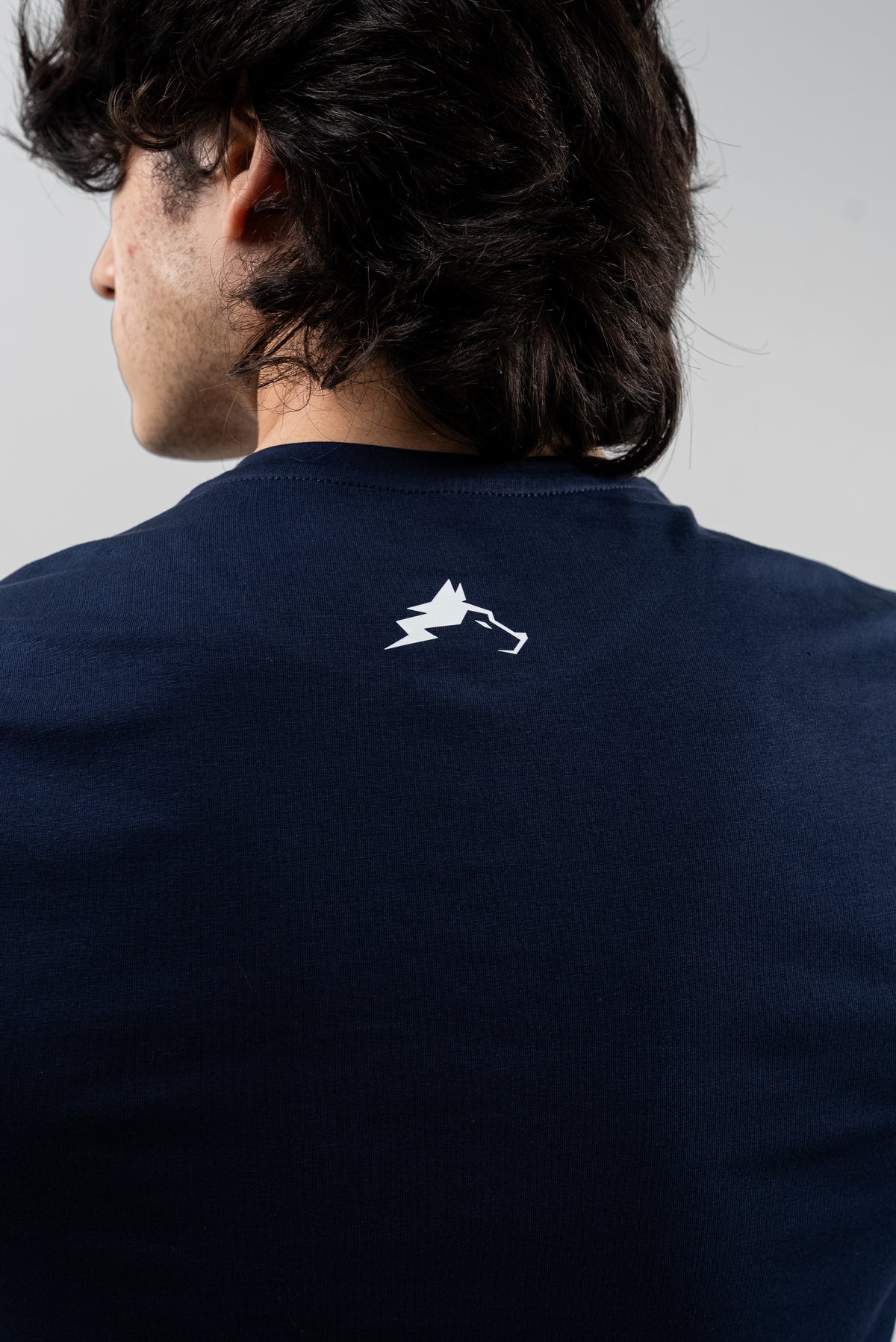 CAMISETA SLIM TEE ESSENTIALS  - AZUL