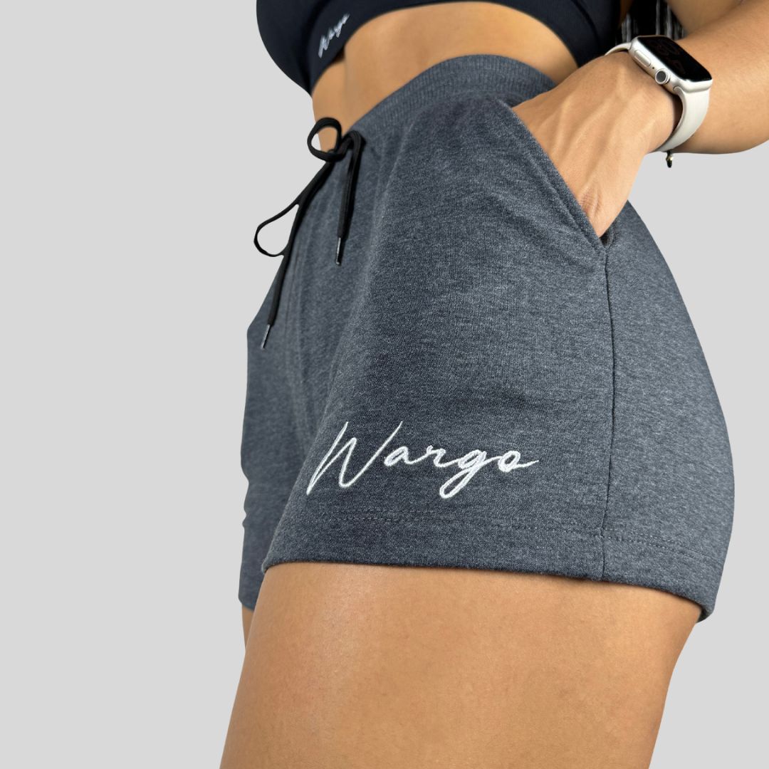 WARGO SIGNATURE WOMENS SHORTS - GRIS OSCURO