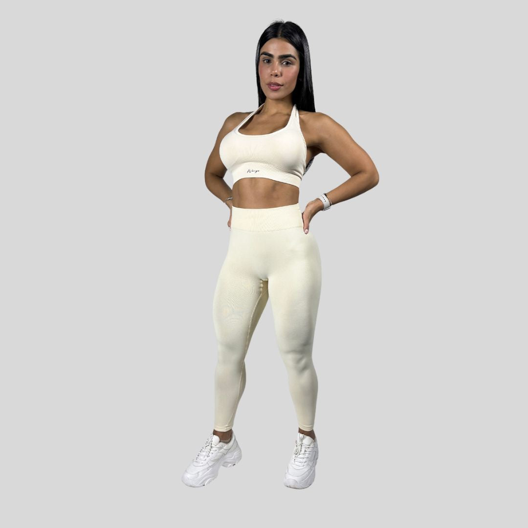 WARGO SIGNATURE LEGGINS - CREMA