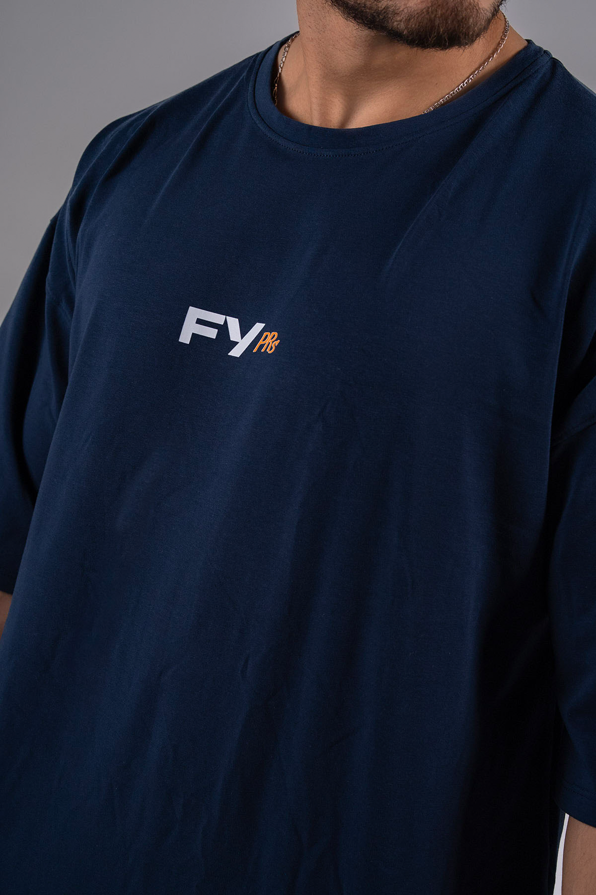CAMISETA OVERSIZE F*CK YOUR PRs - BLUE NAVY
