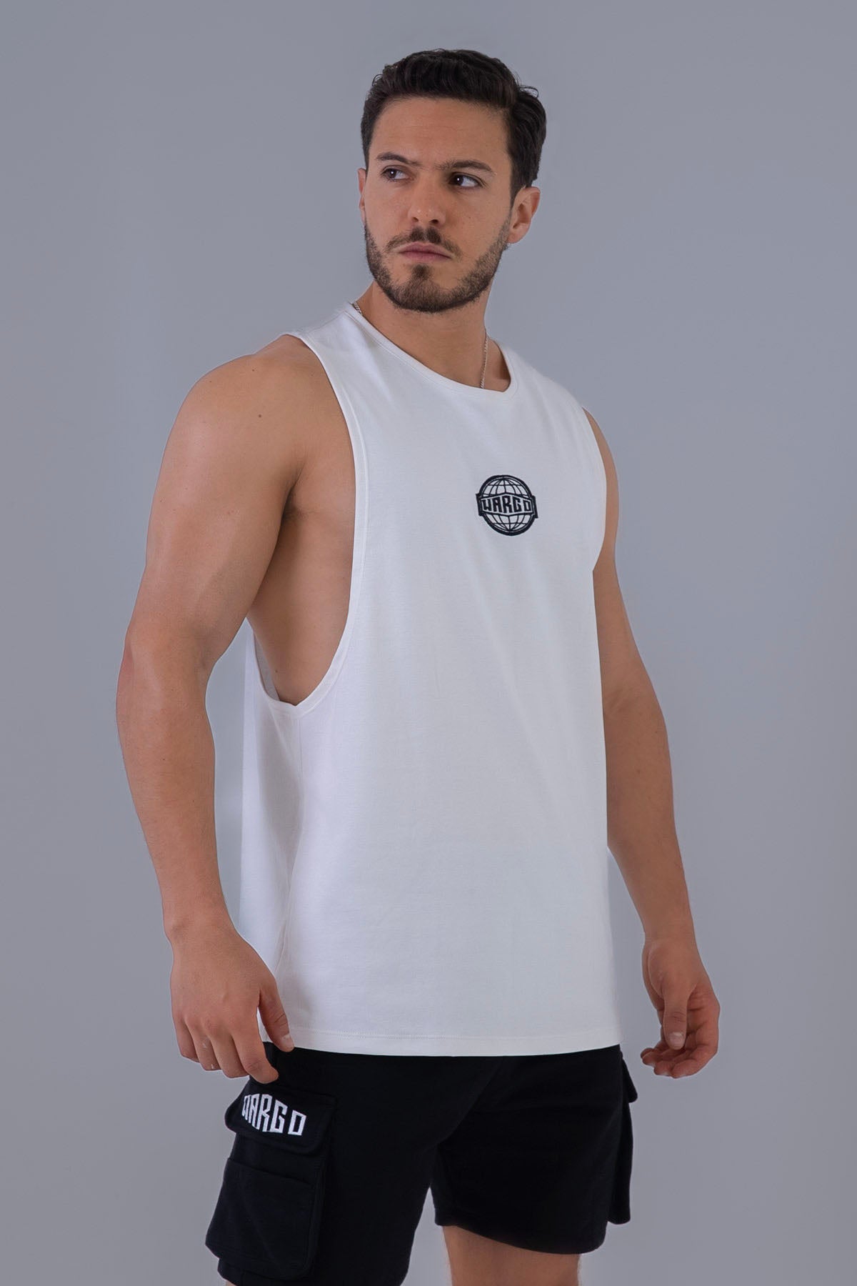 CAMISETA SIN MANGAS TANK FRONTIER - IVORY