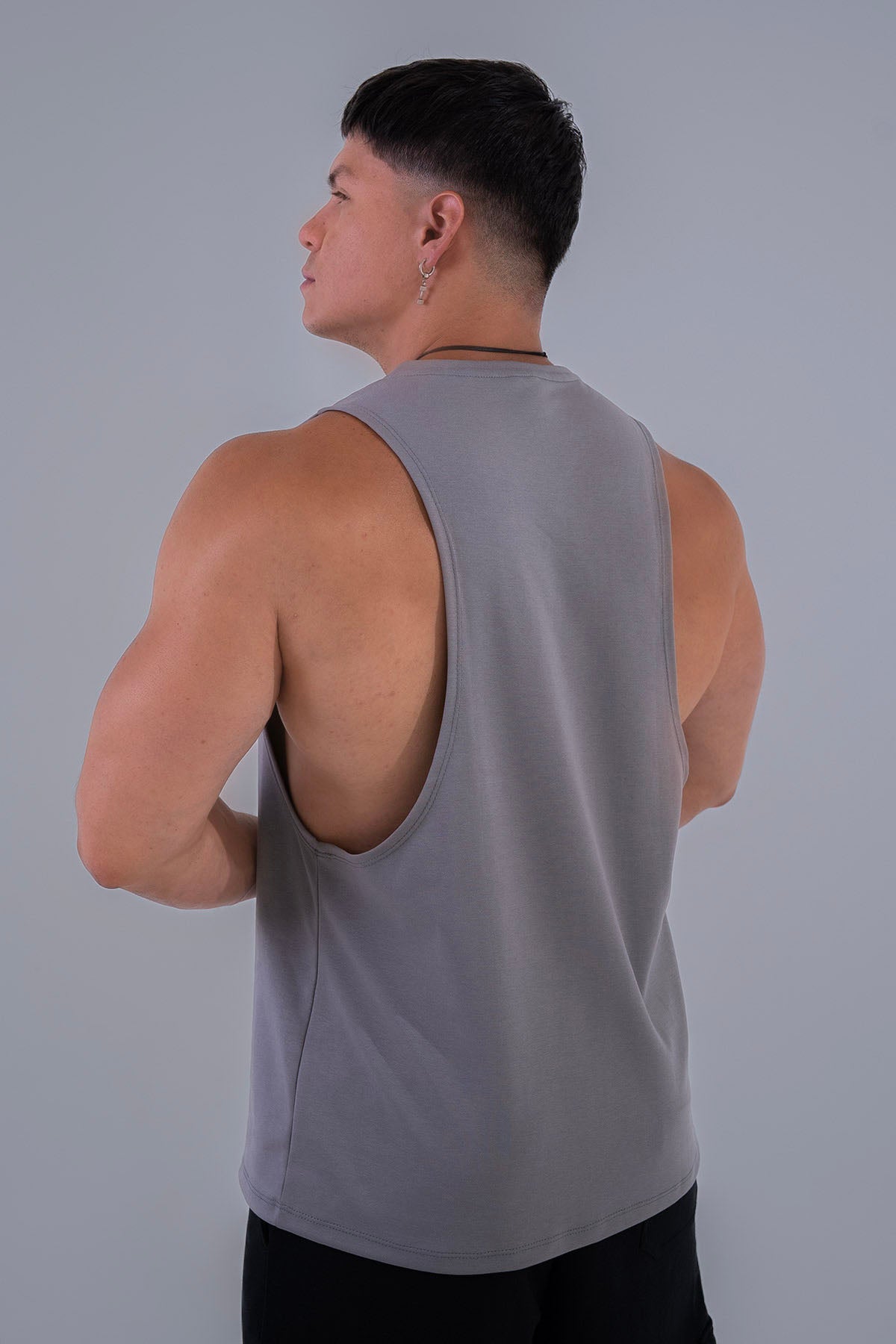 CAMISETA SIN MANGAS TANK FRONTIER - GRIS