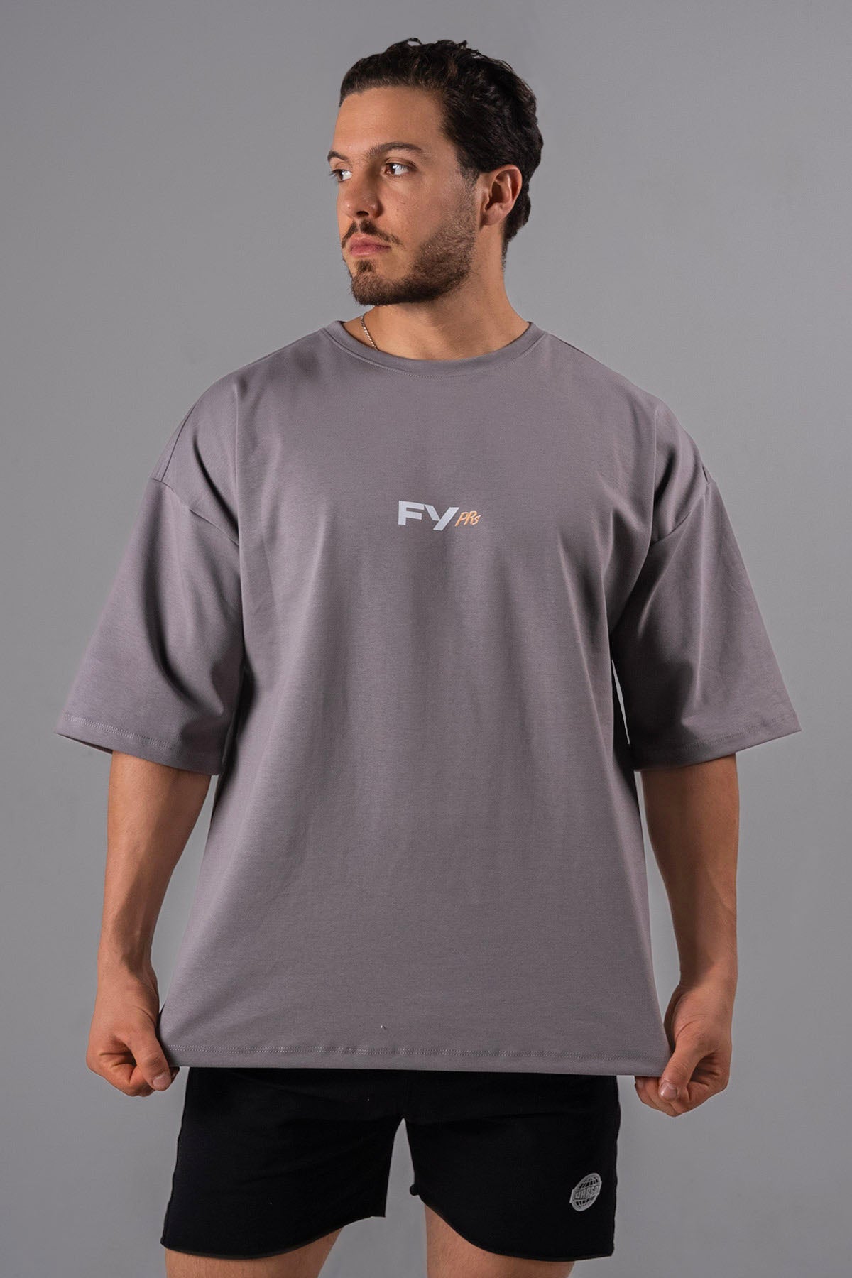 CAMISETA OVERSIZE F*CK YOUR PRs - GRAY