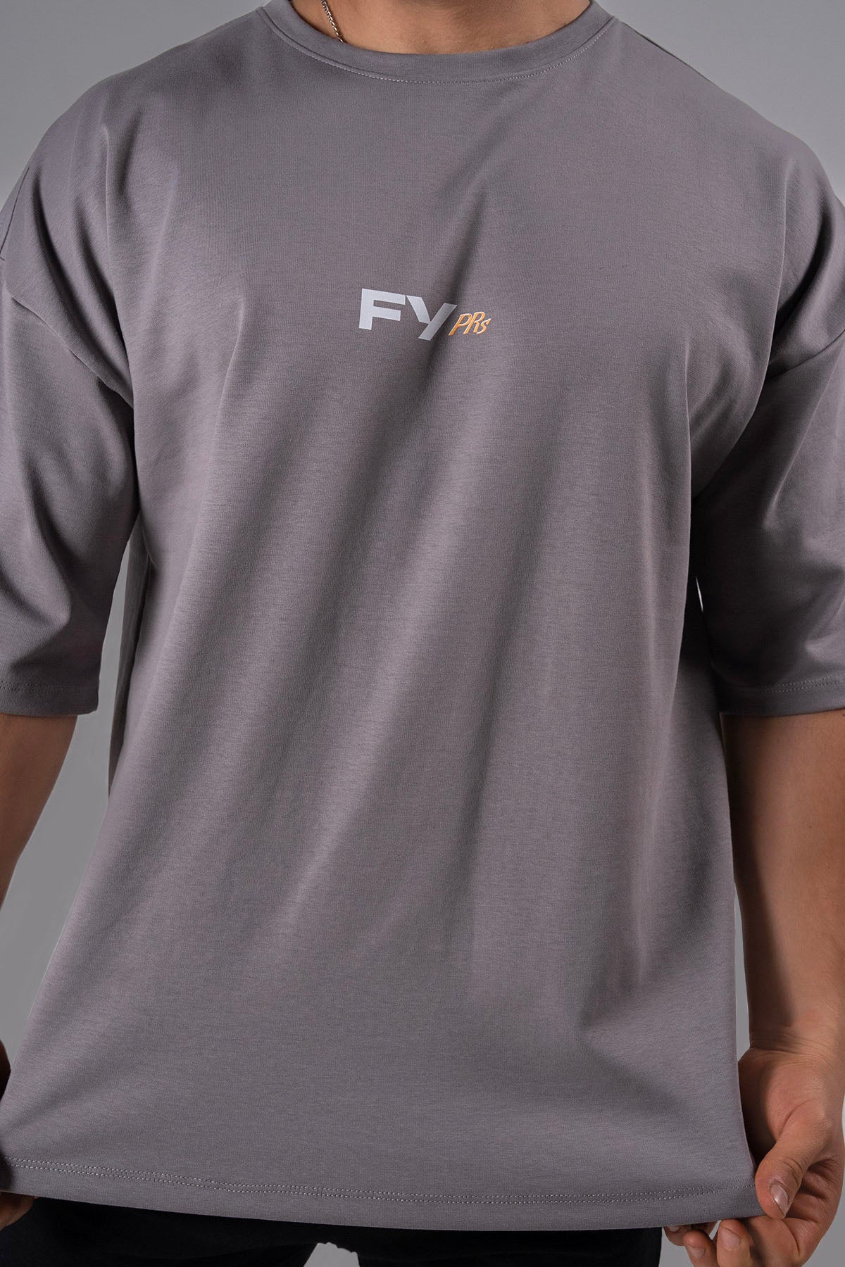 CAMISETA OVERSIZE F*CK YOUR PRs - GRAY