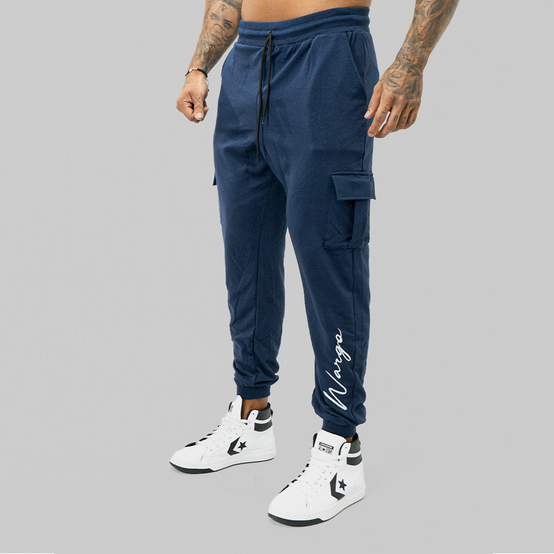 PANTALONES JOGGER SIGNATURE - BLUE NAVY