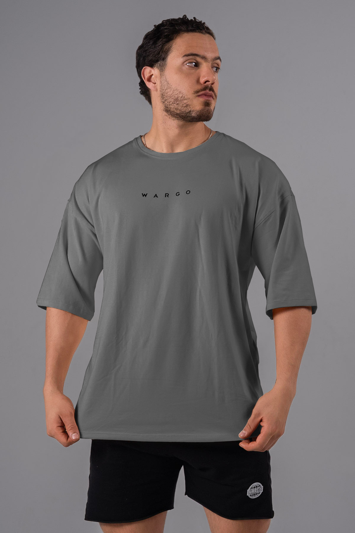 CAMISETA OVERSIZE FYP - GRAY