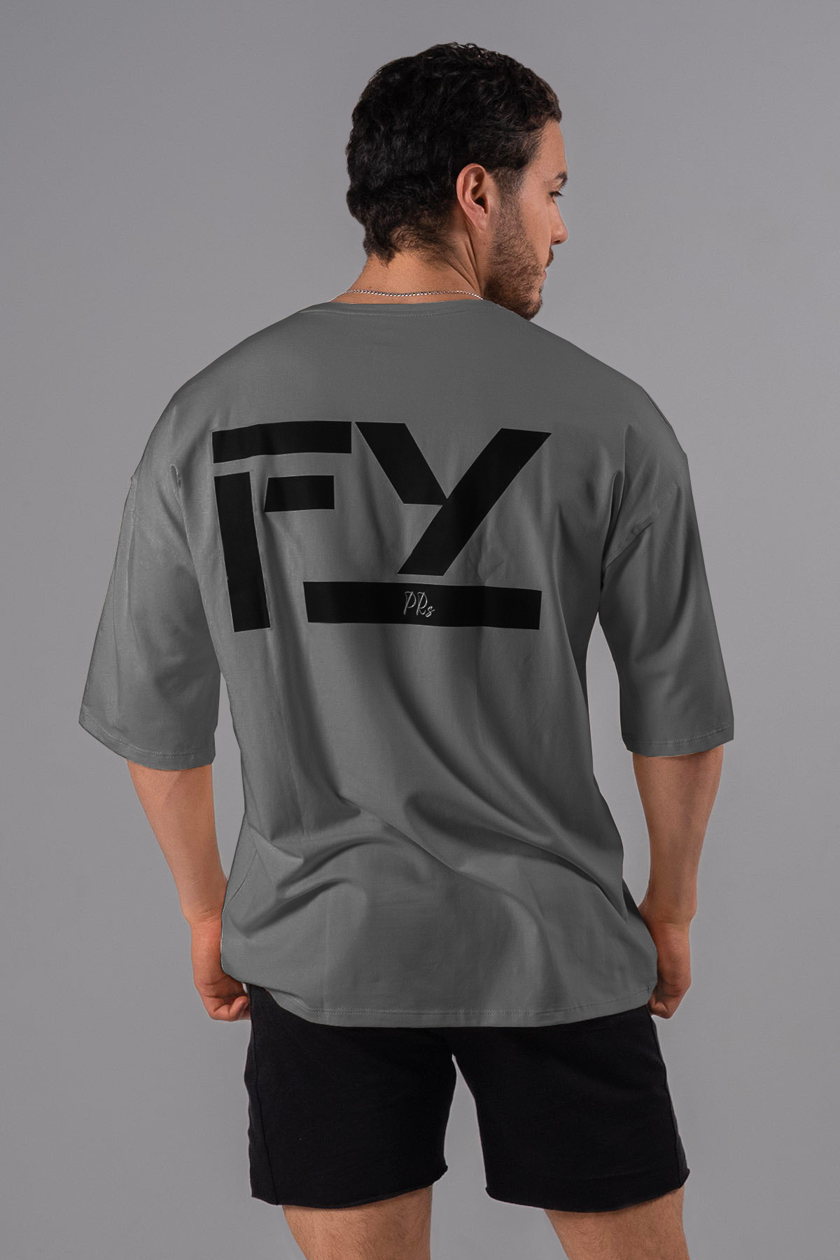 CAMISETA OVERSIZE FYP - GRAY