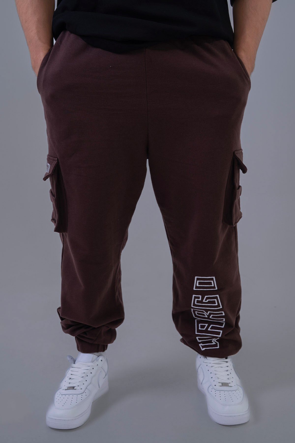 PANTALON JOGGER CARGO HOMBRE FRONTIER - CAFÉ
