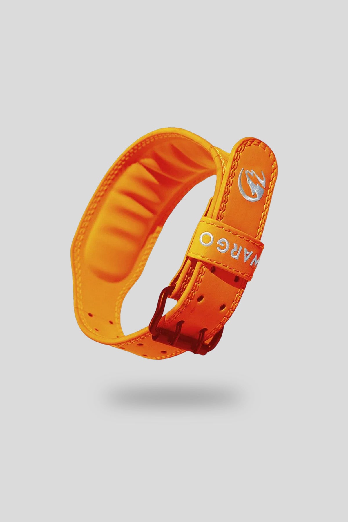 CINTURÓN PARA GYM MICRO FIBRA 5MM - NEON ORANGE