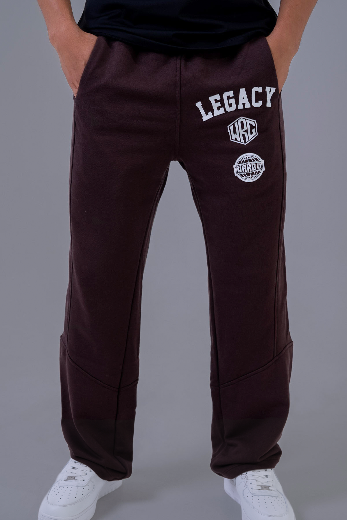 PANTALONES JOGGER BAGGY HOMBRE LEGACY CREW - CAFÉ