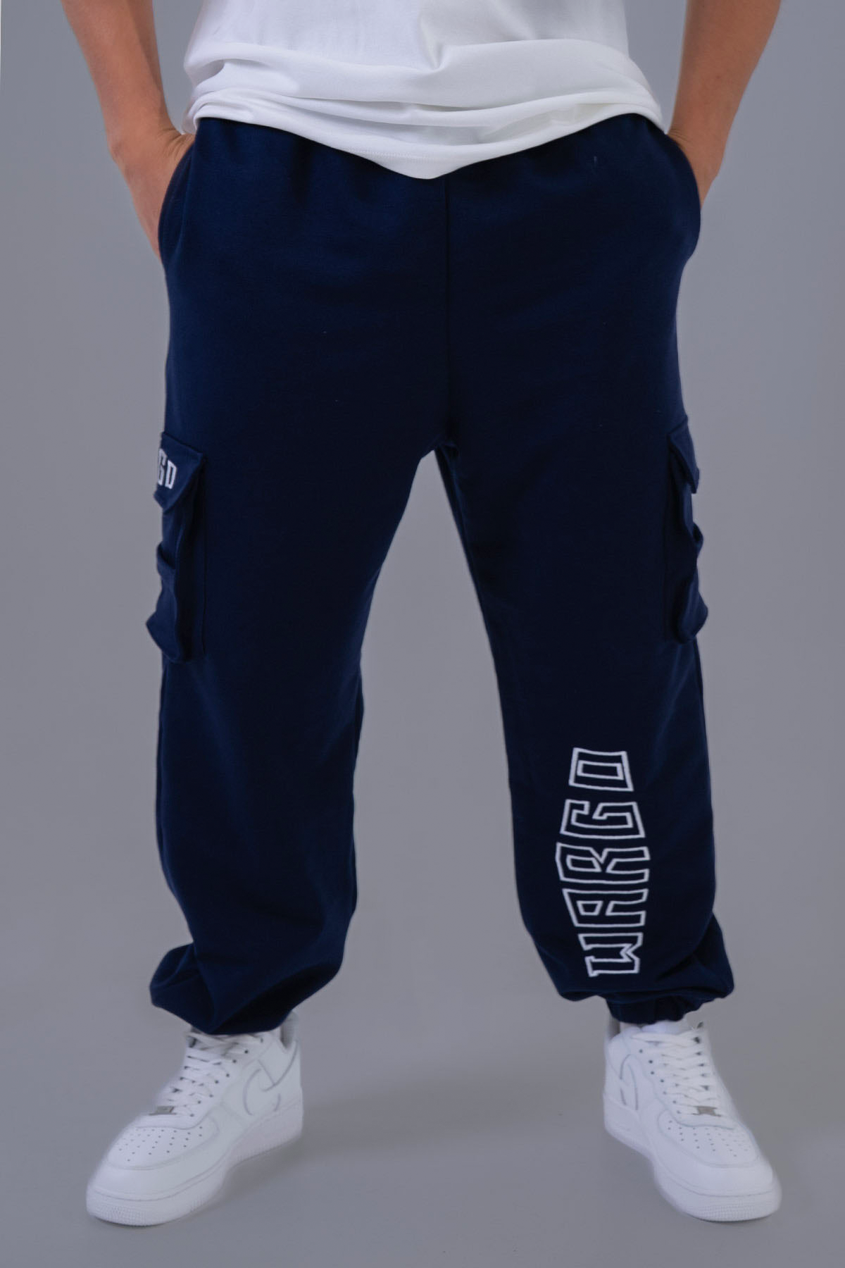 PANTALONE JOGGER CARGO HOMBRE FRONTIER - AZUL