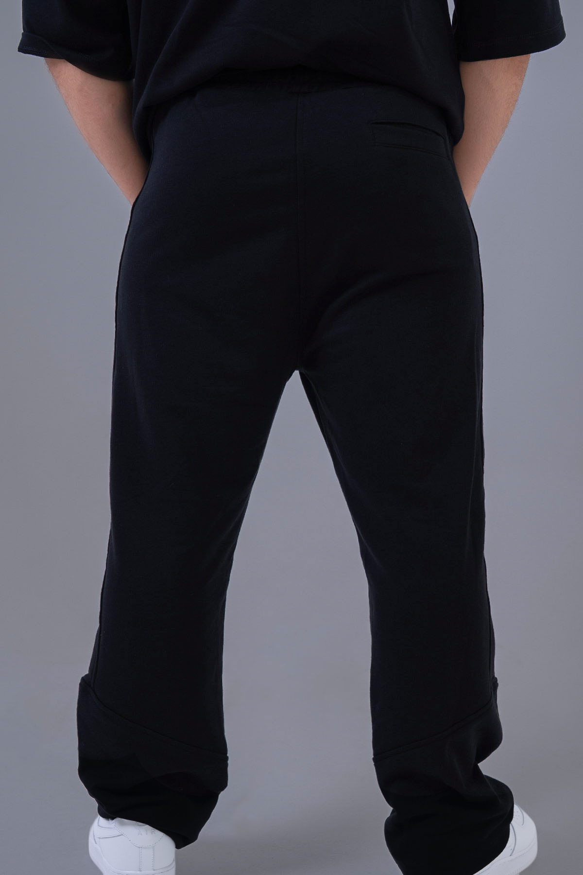 PANTALONES JOGGER BAGGY HOMBRE LEGACY CREW - NEGRO