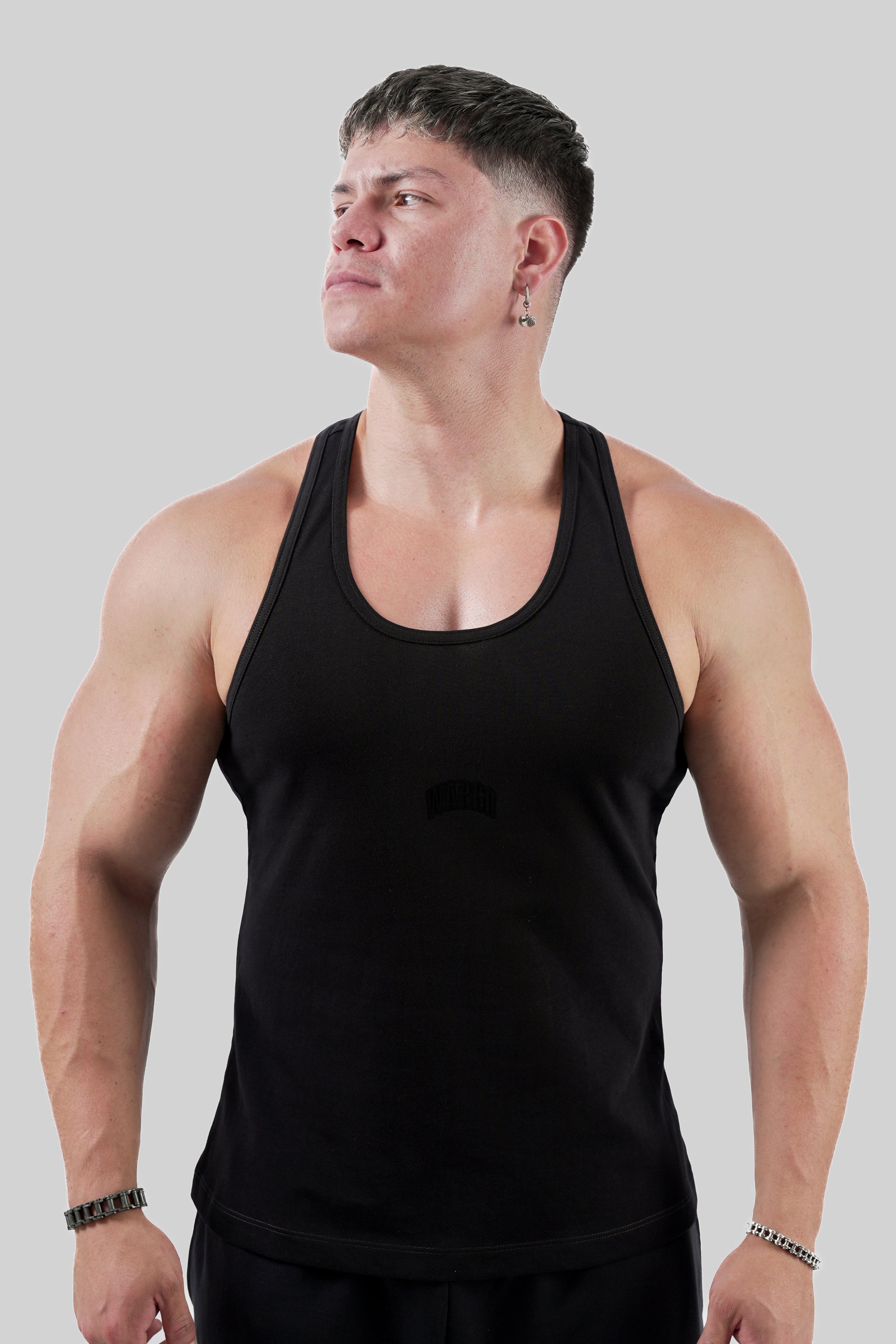 CAMISILLA STRINGER 12/25 - NEGRO