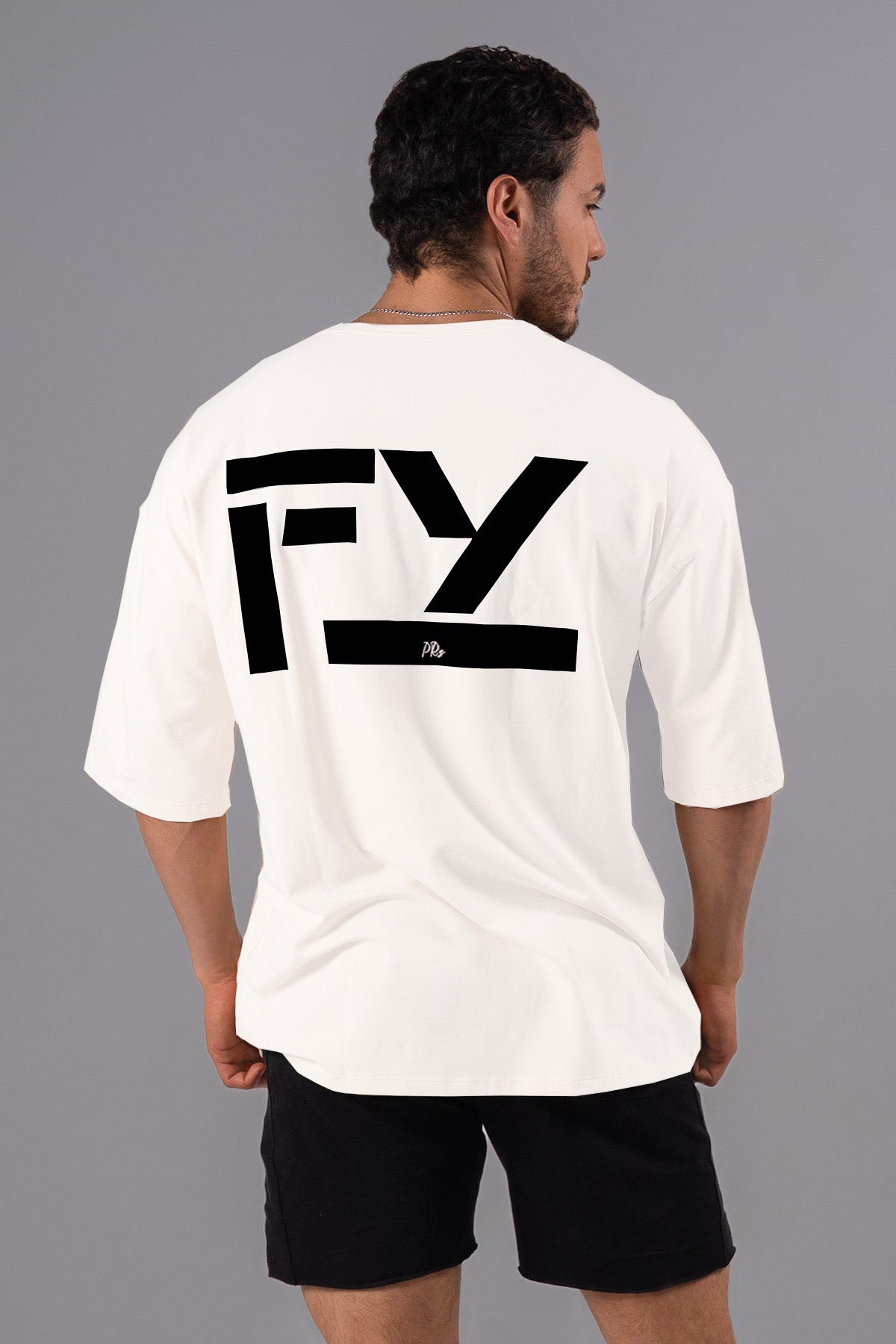 CAMISETA OVERSIZE FYP - IVORY