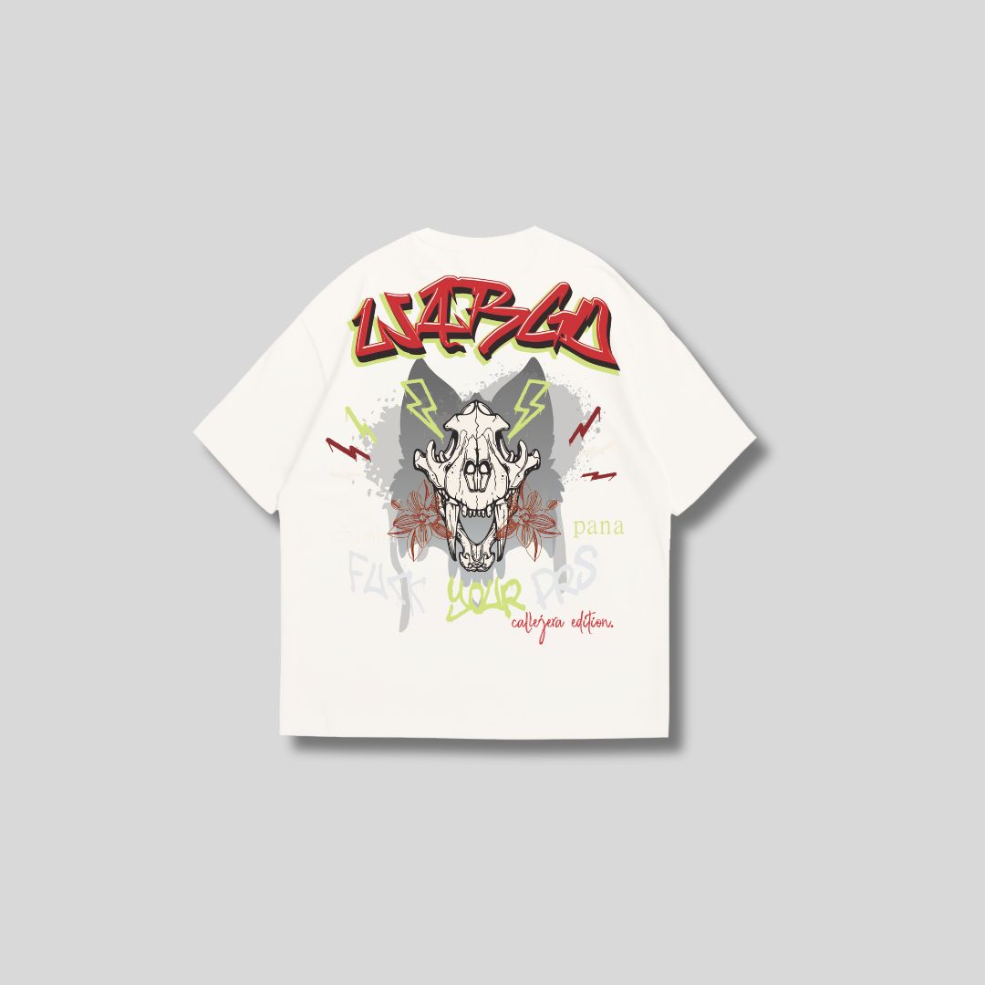 REGULAR TEE INSIGNIA CALLEJERA - WHITE