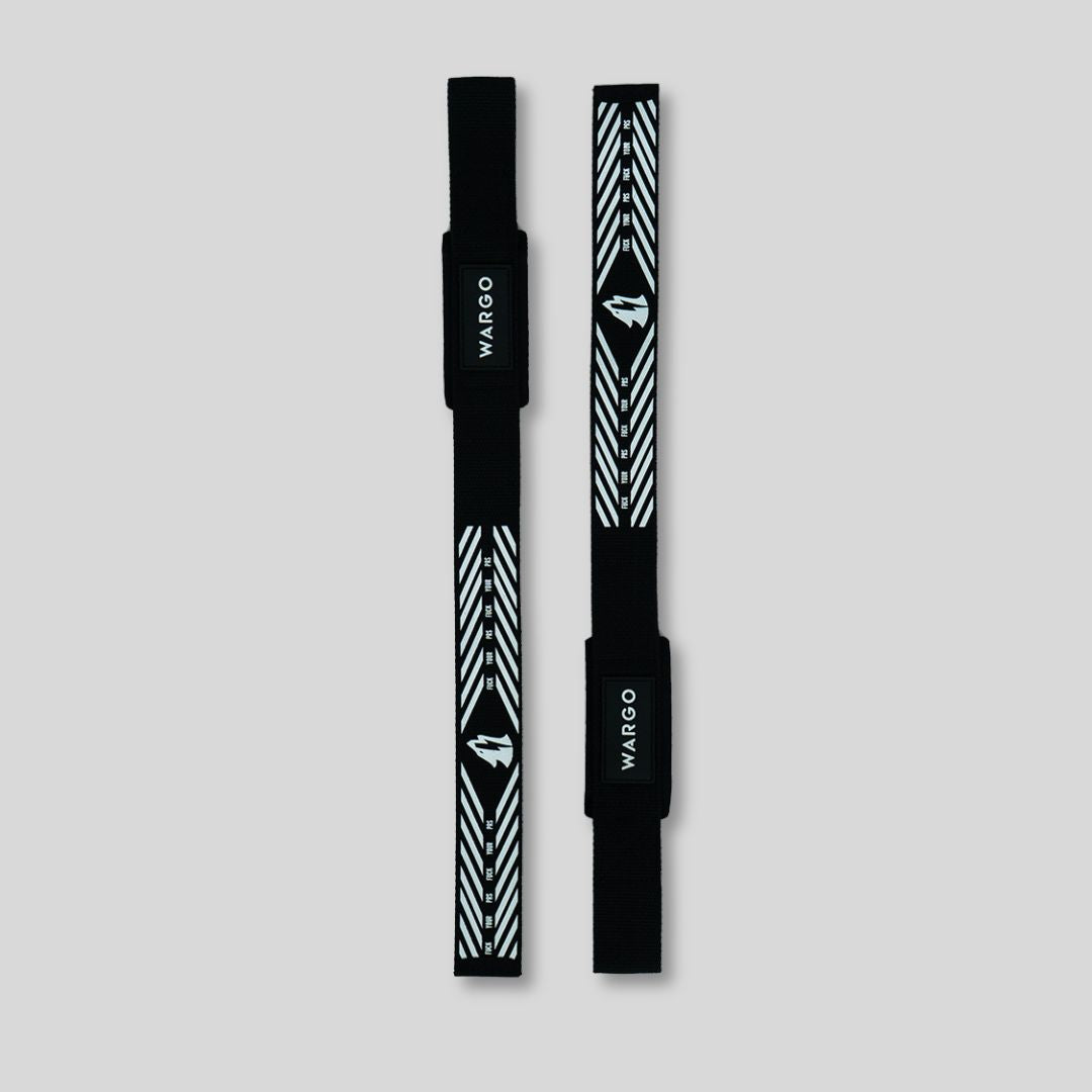 WARGO STRAPS PIXEL - BLACK - WHITE DESING