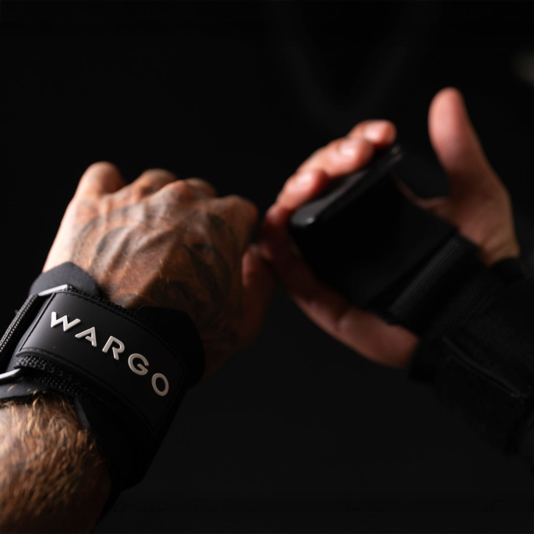 STRAPS CON GANCHO PARA GYM - NEGRO