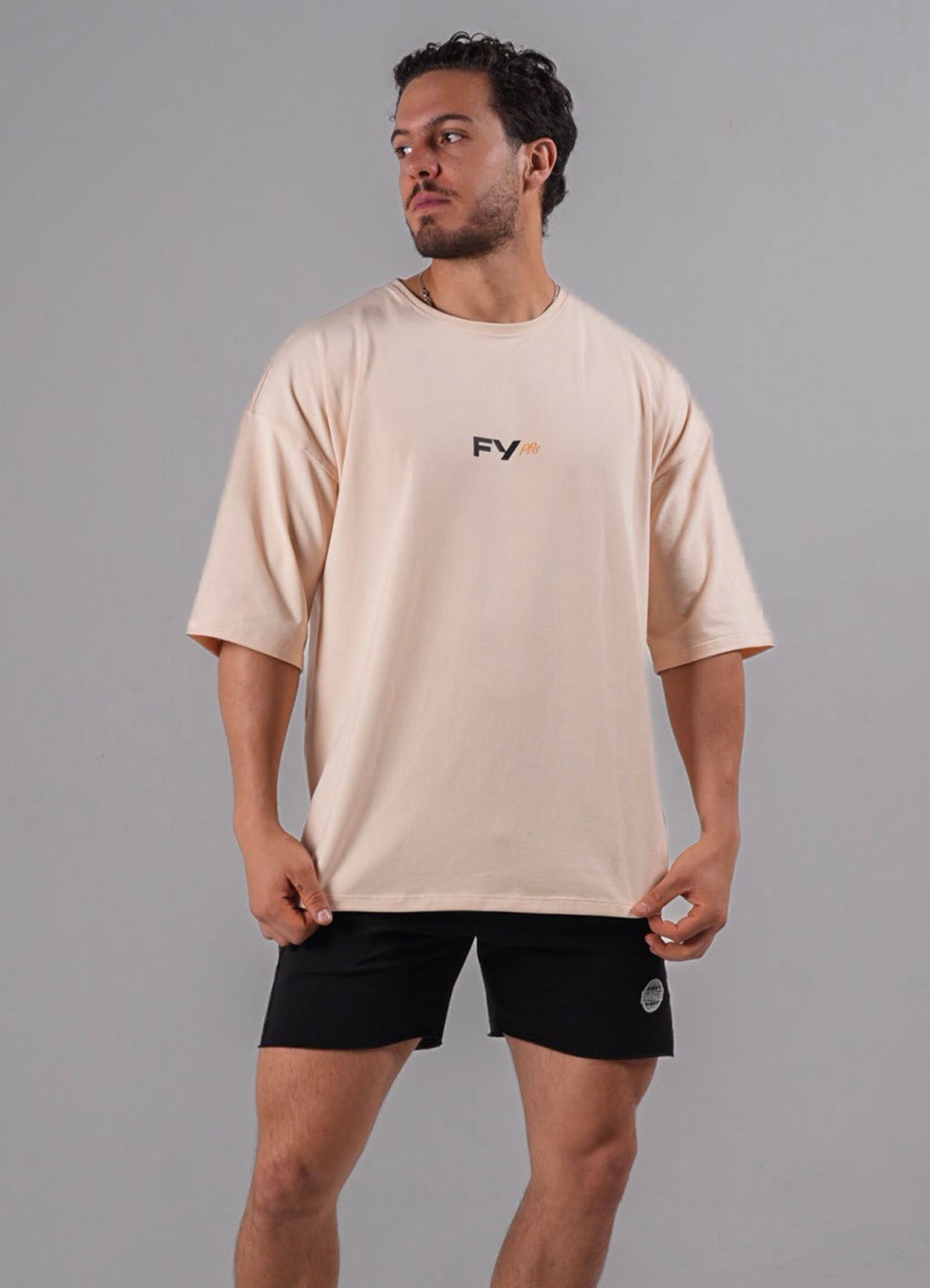 CAMISETA OVERSIZE F*CK YOUR PRs - CREAM