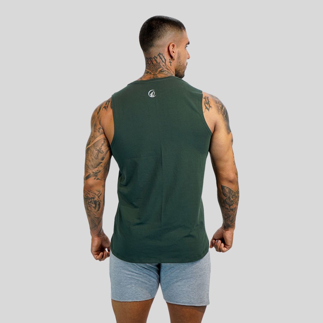 CAMISETA SIN MANGAS LEGACY TANK - GREEN ARMY