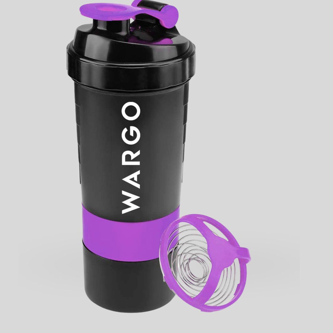 SHAKER CON COMPARTIMIENTOS - PURPURA