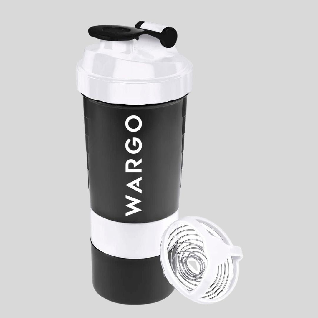 SHAKER CON COMPARTIMIENTOS - BLANCO