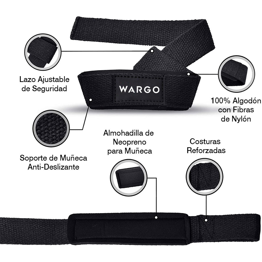 Wargo Lifting Straps - Neon