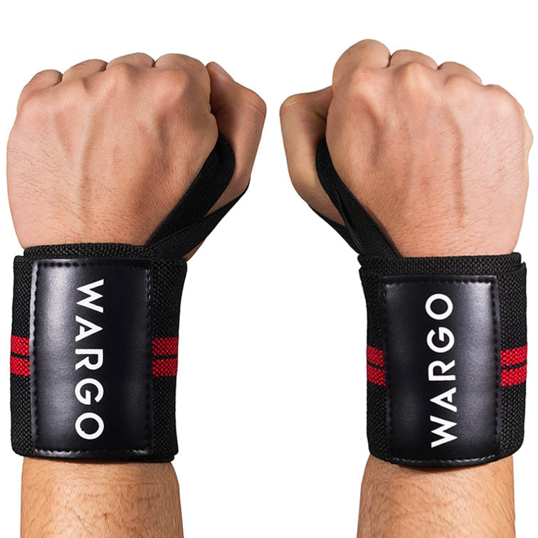 Wargo Gym Wrist Wraps Neon