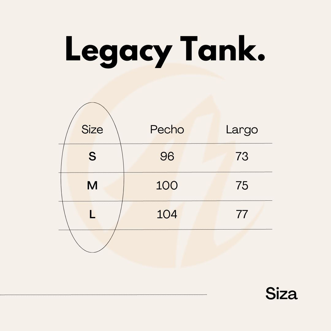 CAMISETA SIN MANGAS LEGACY TANK - BEIGE