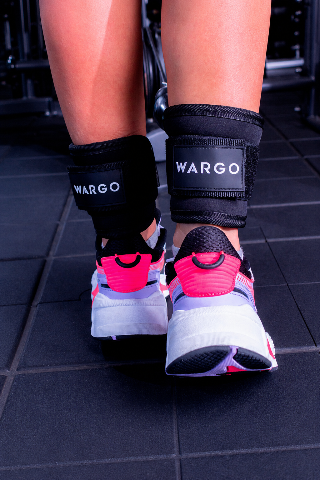 ANKLES STRAPS TOBILLERAS GYM - NEGRO