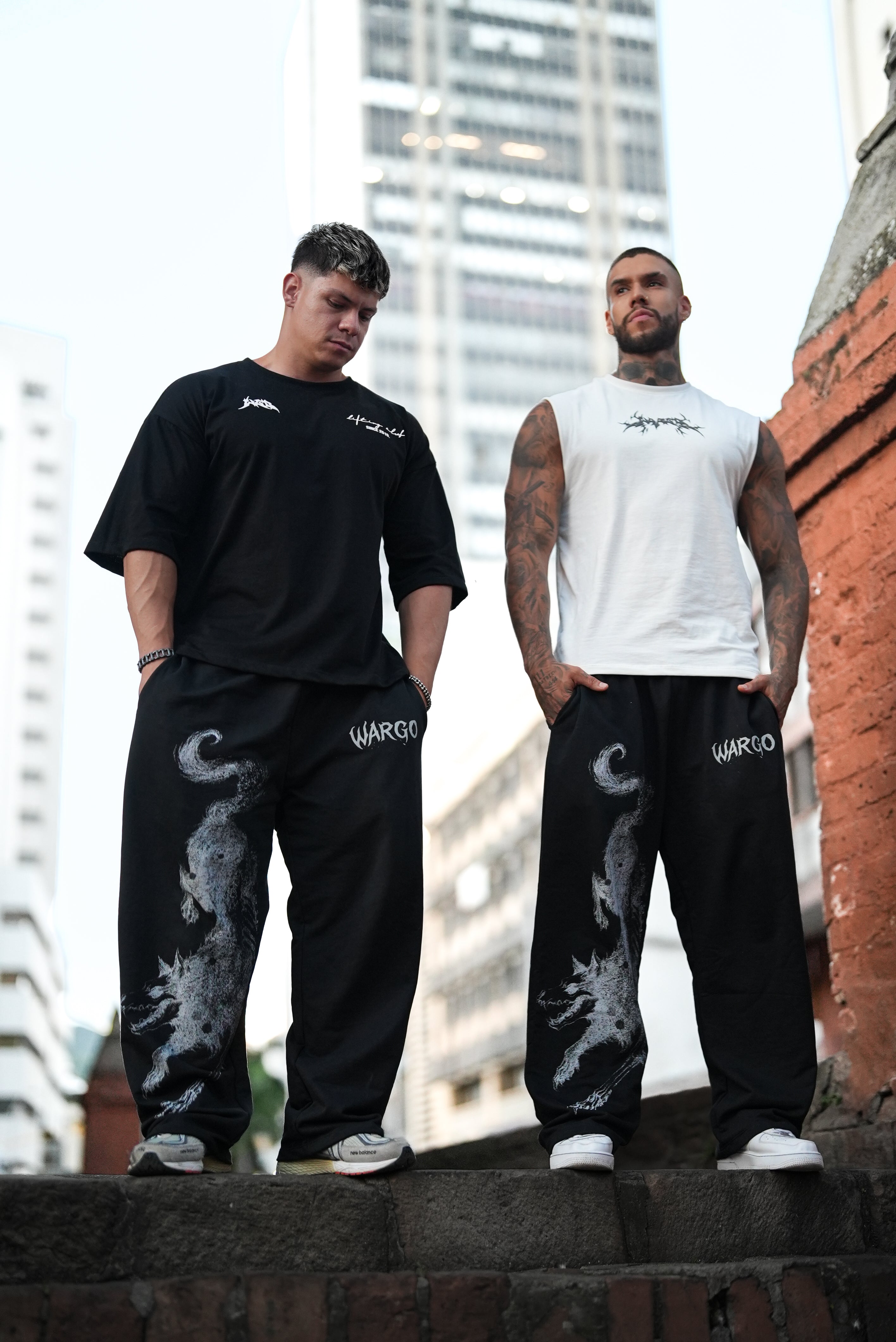 JOGGER BAGGY SAINT WOLF - NEGRO
