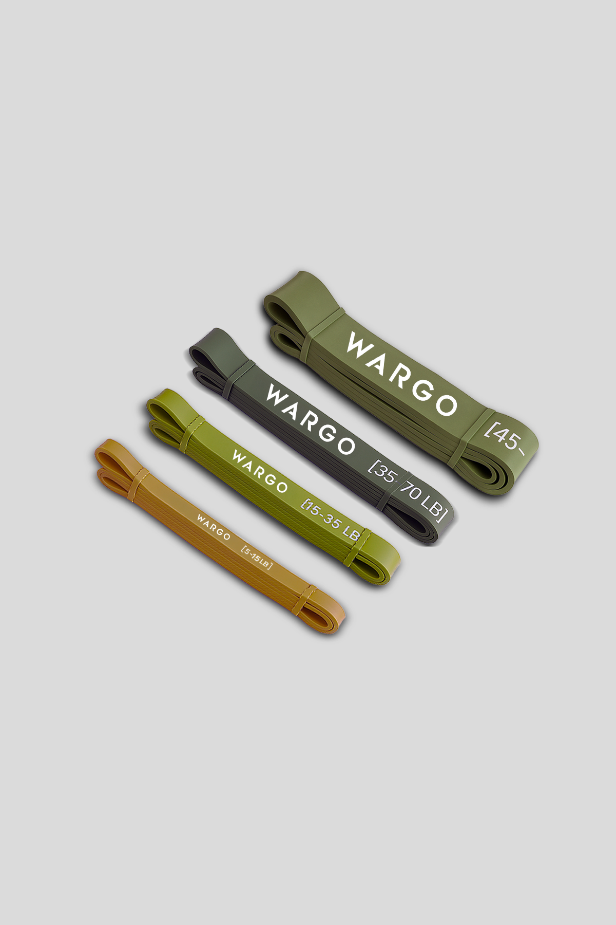 WARGO POWER BANDS GREEN ARMY X4